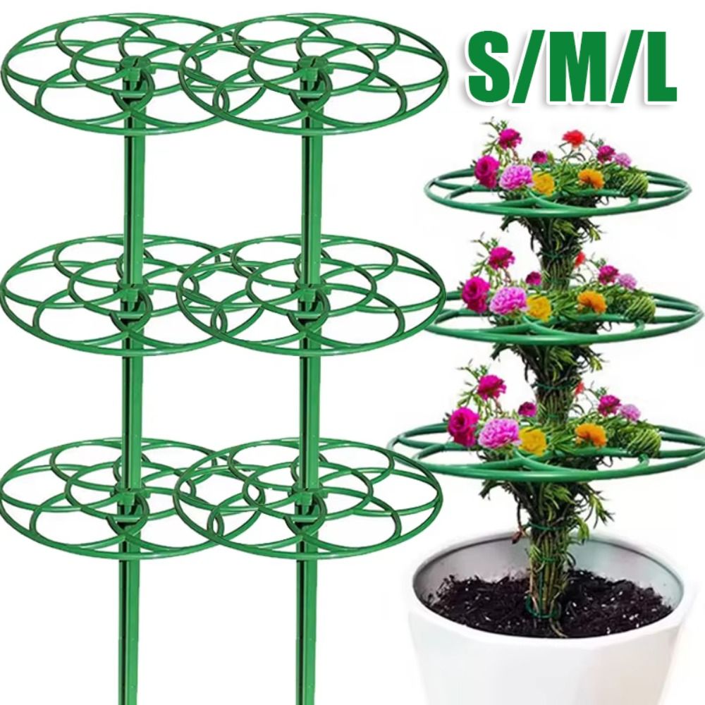 Bonsai Garden Stand - S/M/L プラスチックガーデンスタッカブル盆栽クライミングフレーム植物ケージフレーム植物サポートスタンドつるラック園芸用品