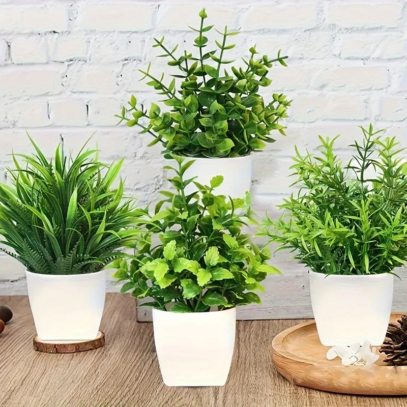 Bonsai Garden Zen - 卸売 OEM/ODM 人工ミニ鉢植え偽スプレー ユーカリの植物ポット観葉植物ホーム オフィス用