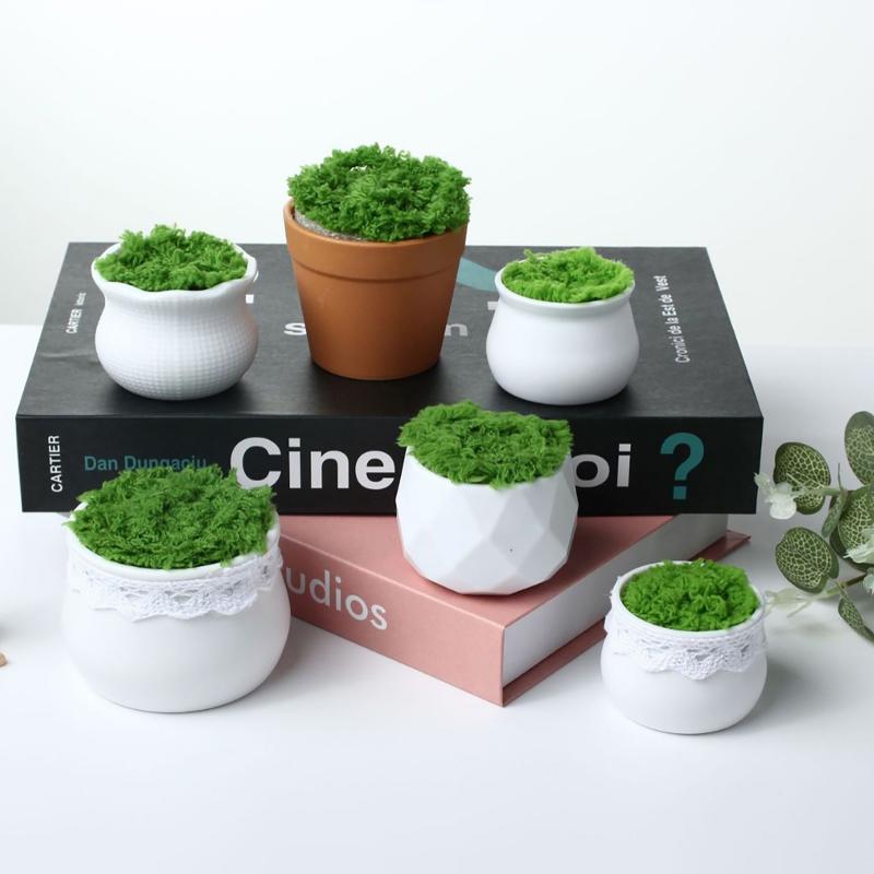 Bonsai Garden For Home - 5 個クリエイティブバルコニー造花庭の装飾植木鉢盆栽飾りフラワーアレンジメントデバイス花瓶