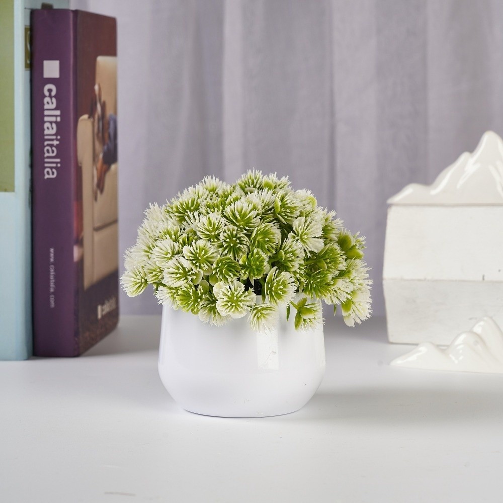 Bonsai Garden Zen - シミュレーションプラスチック植物人工植物盆栽常緑偽花盆栽植物シミュレーションフラワーポットホーム