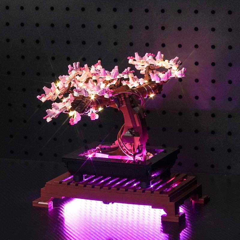 Lazishi-LEDビルディングブロックセット,盆栽処理に - Bonsai Garden Lego のレビューと価格
