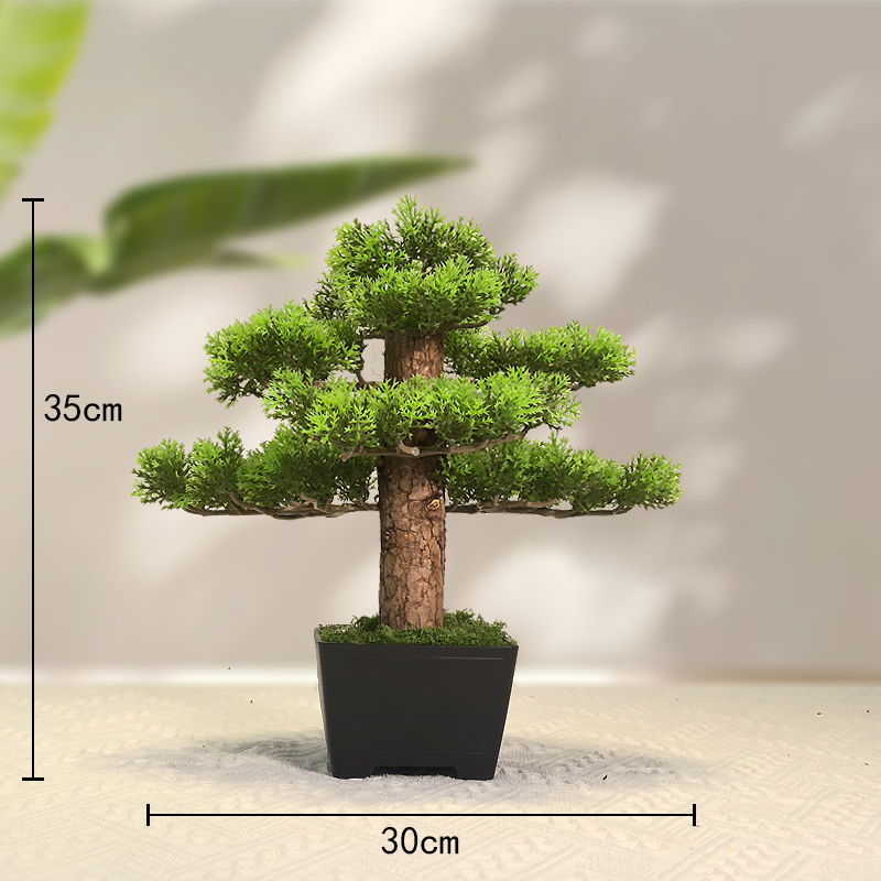 人工植物盆栽、模擬木、鉢植え、造花、ダイニングテーブル鉢植え - Bonsai Garden Zen のレビューと価格