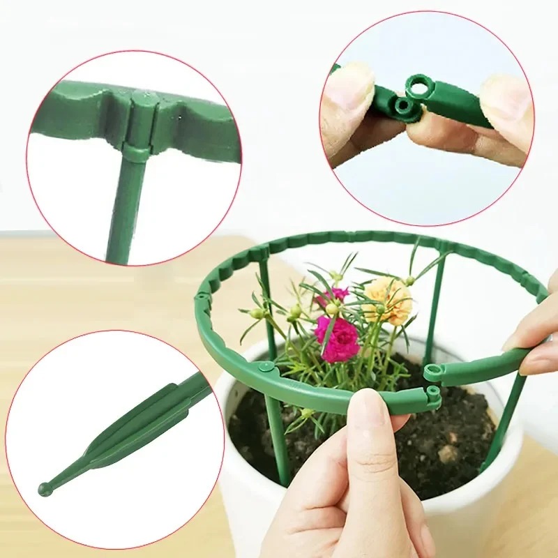 4個入り プラスチック製 植物支柱 花用 温室整理用 ロッド - Bonsai Garden Stand のレビューと価格