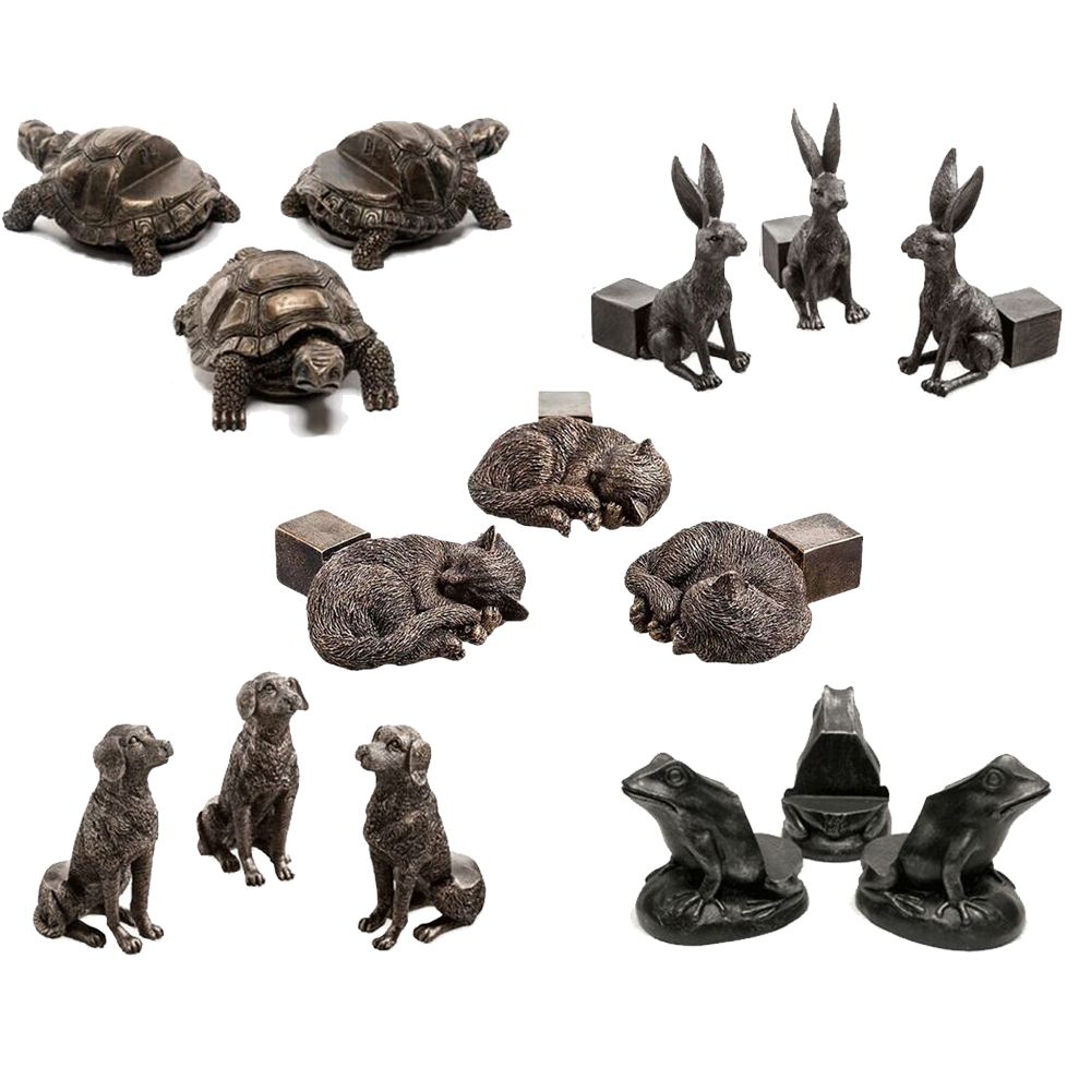 3個セット ガーデンデコレーション 動物型 樹脂製 植木鉢ス - Bonsai Garden Stand のレビューと価格