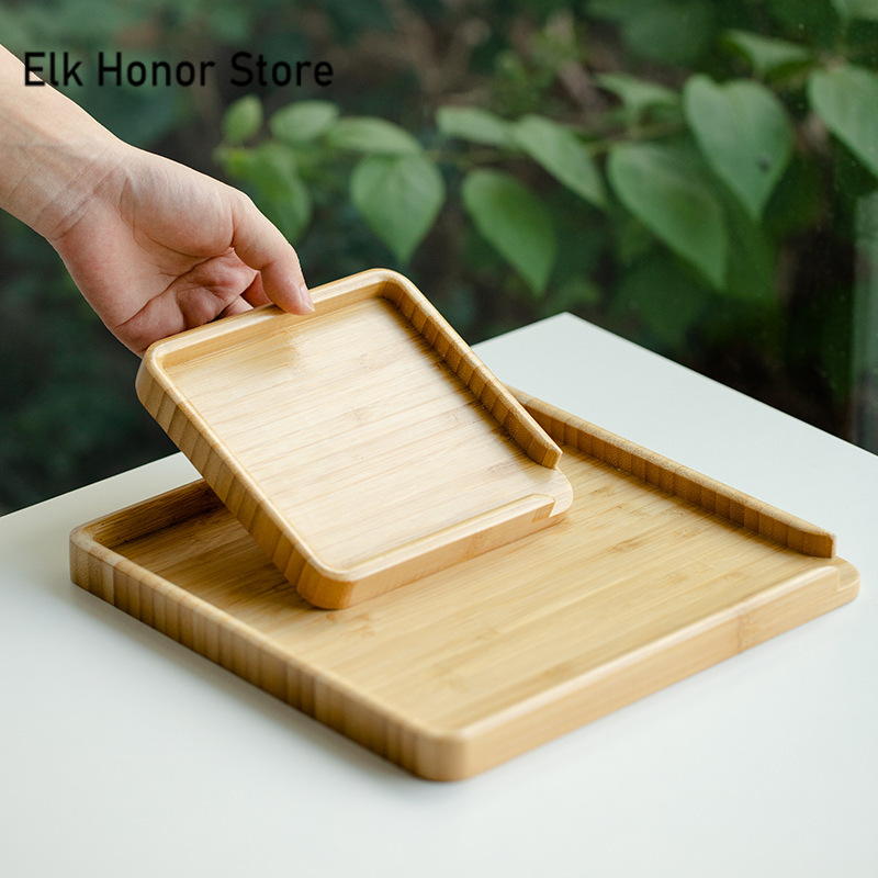 中国の竹製フードトレイ、プアティーボックス、オープンナイフ、 - Bonsai Garden For Home のレビューと価格
