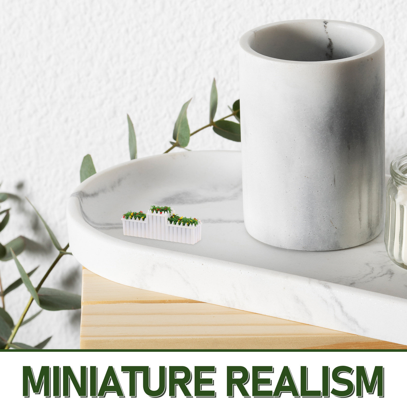 6 個のミニチュア盆栽植物モデル鉢植え人工植物フェアリーハウ - Bonsai Garden Desk のレビューと価格