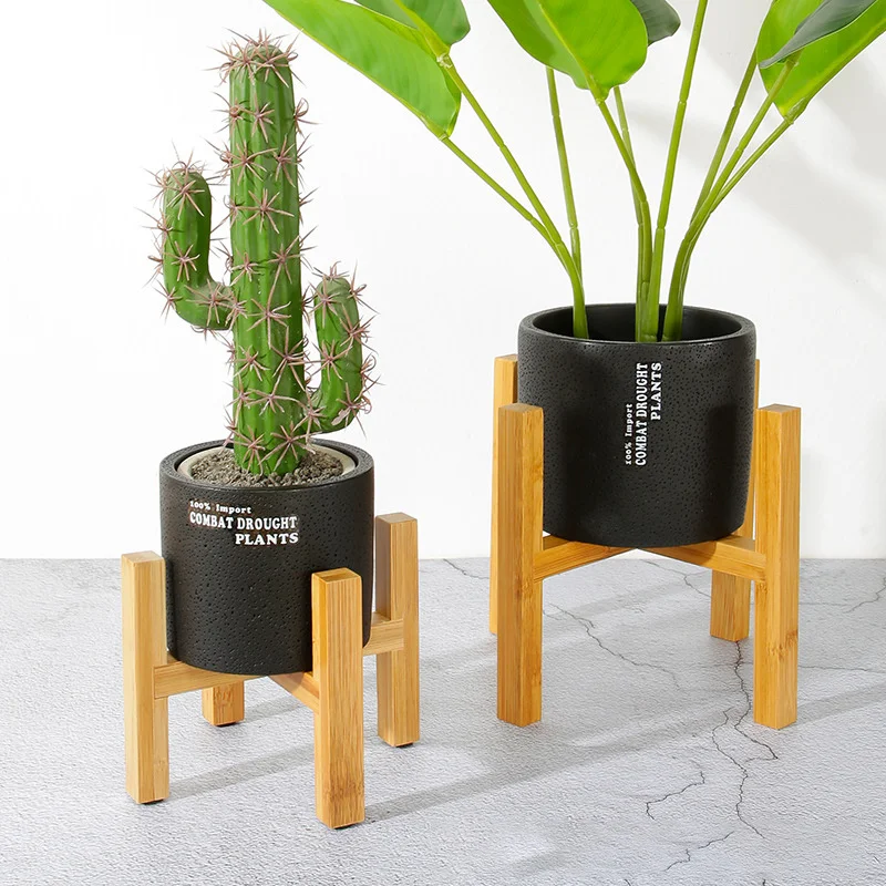 植物植木鉢スタンド小型耐久性のある木製トレイラック、強力な自 - Bonsai Garden Stand のレビューと価格