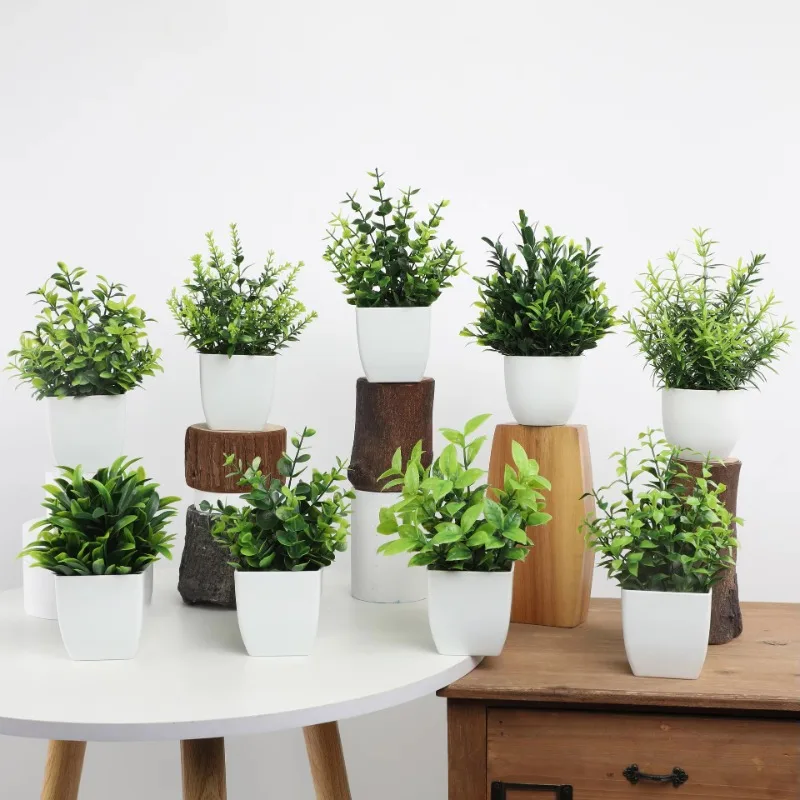 卸売 OEM/ODM 人工ミニ鉢植え偽スプレー ユーカリの植 - Bonsai Garden Zen のレビューと価格