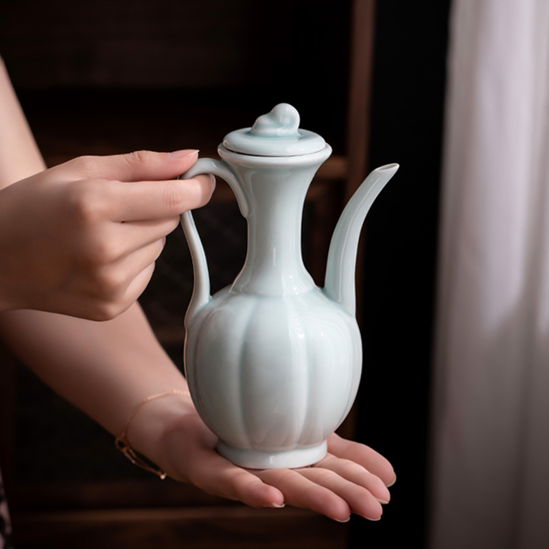 宋時代茶道練習用ポット 模造宋陶器ティーポット 手持ちティー - Training Pot Ceramic のレビューと価格
