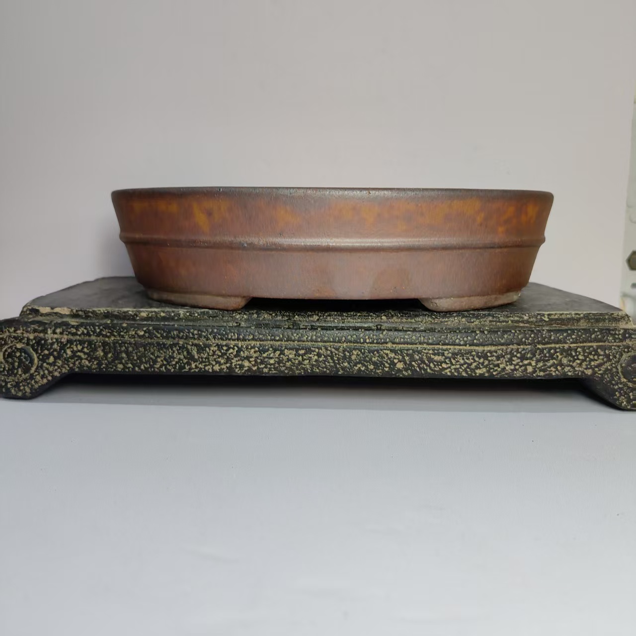 ホットセール中！線模様の楕円形無釉宜興盆栽鉢 - Bonsai Garden Zen のレビューと価格