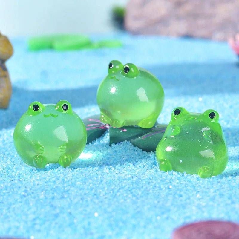 10/20/30 個発光グリーンカエルドールハウスミニチュア - Bonsai Garden Miniature のレビューと価格