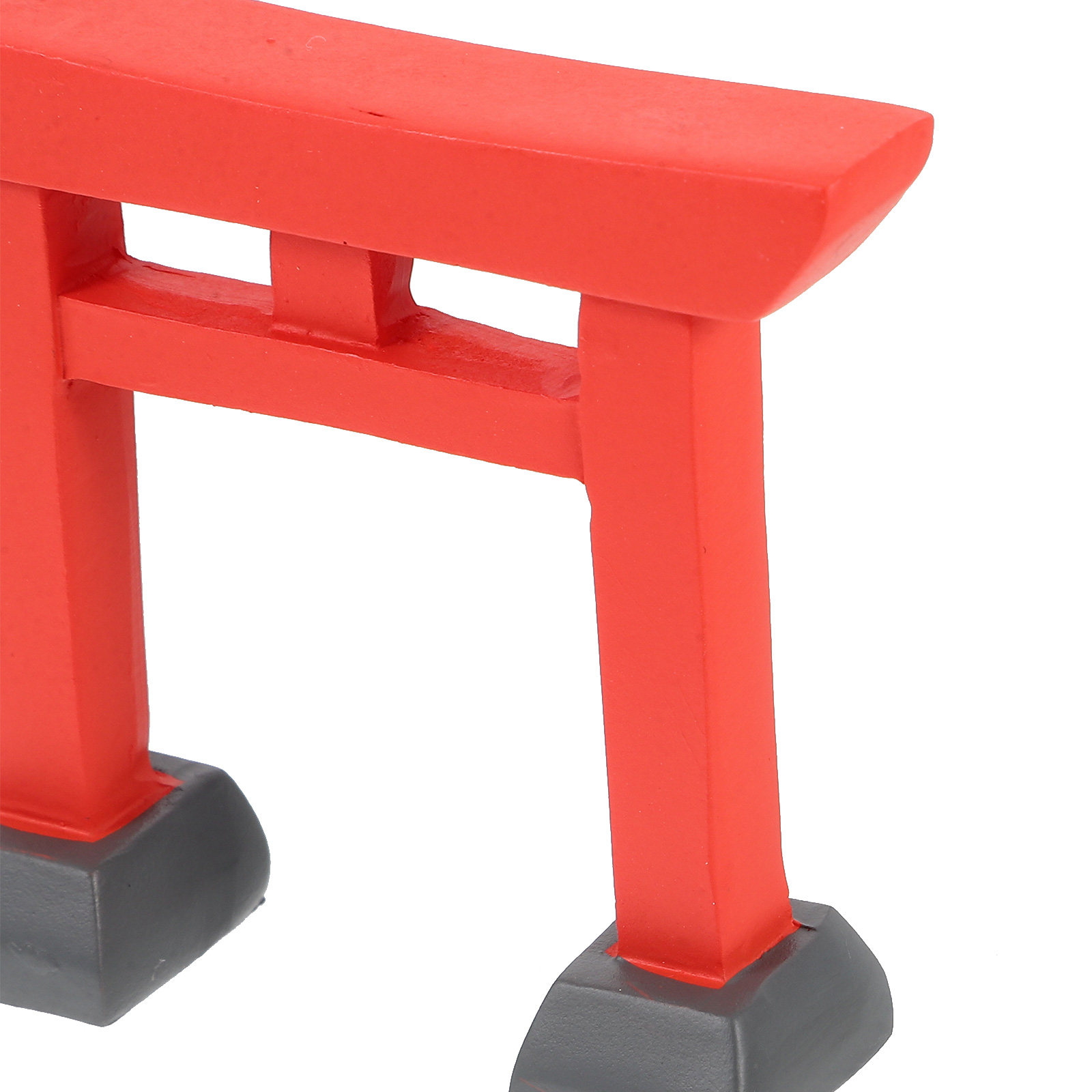 精巧に作られたミニ二重鳥居樹脂製オーナメント2個セット、日本 - Bonsai Garden Desk のレビューと価格