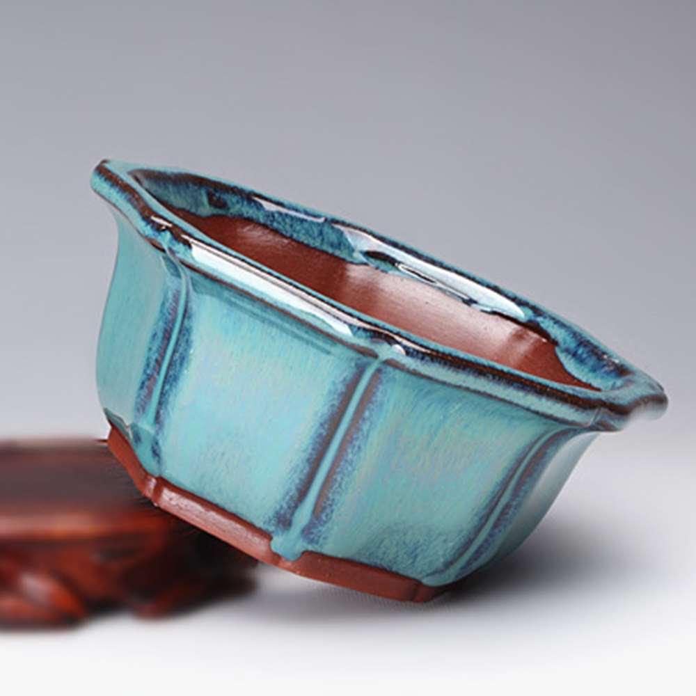 中国のスタイルの盆栽,風通しの良い,ホールのある盆栽の鍋,夜 - Training Pot Ceramic のレビューと価格