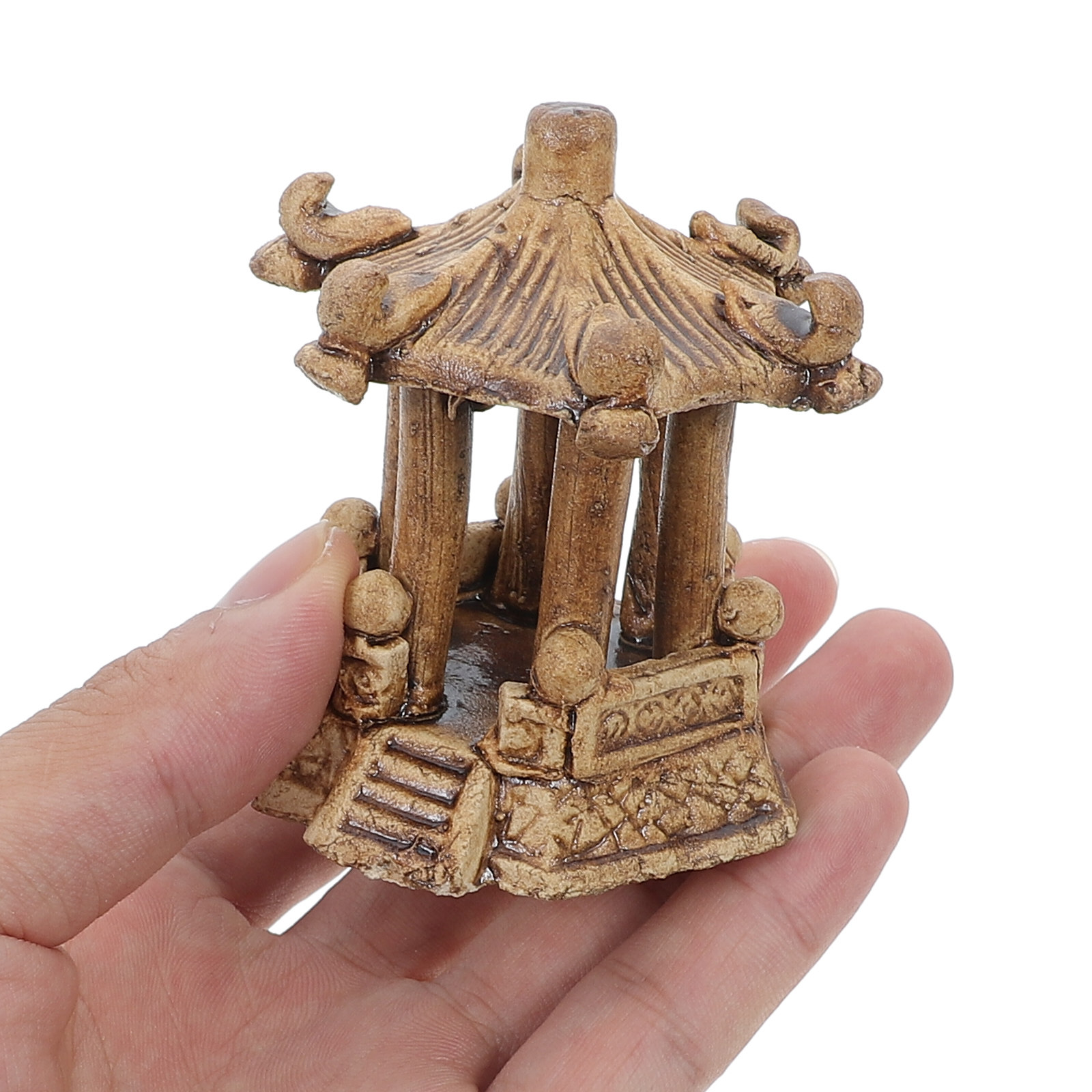 ミニチュアセラミック六角塔像盆栽庭園装飾禅アクセサリーアジア - Bonsai Garden Miniature のレビューと価格