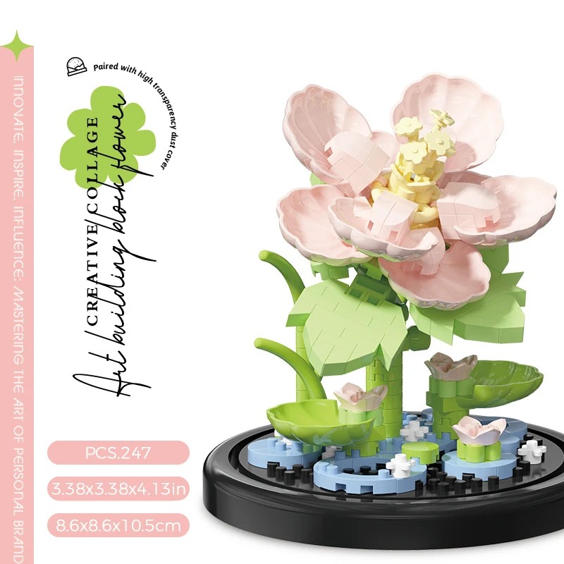 マイクロビルディングブロック永遠の花の花束盆栽鉢植え植物モデ - Bonsai Garden Lego のレビューと価格