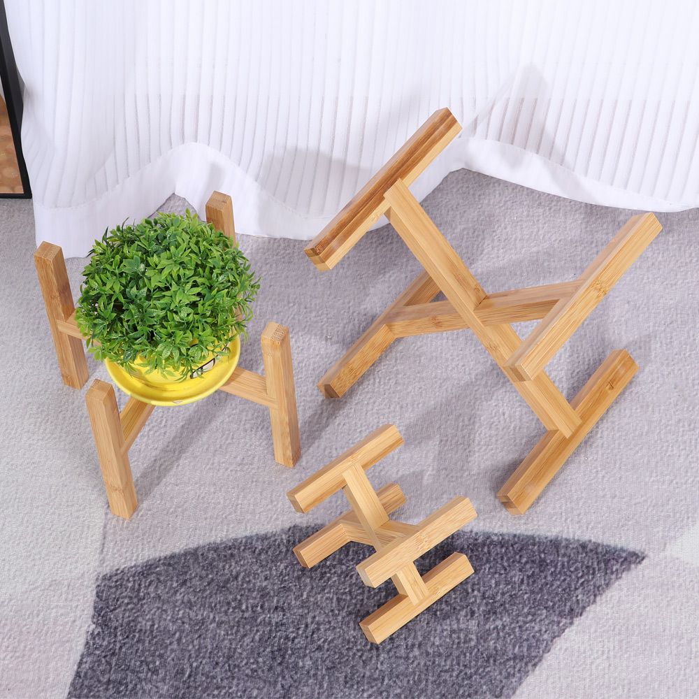 盆栽ディスプレイスタンド竹トレイ床置き木製植木鉢ホルダー植物 - Bonsai Garden Stand のレビューと価格