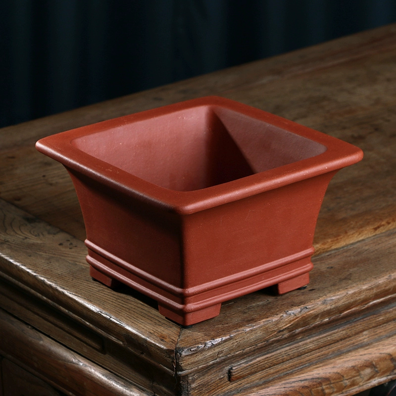正方形の盆栽鉢,正方形の中国の花瓶,机,寮,オフィス,テーブ - Bonsai Garden Desk のレビューと価格