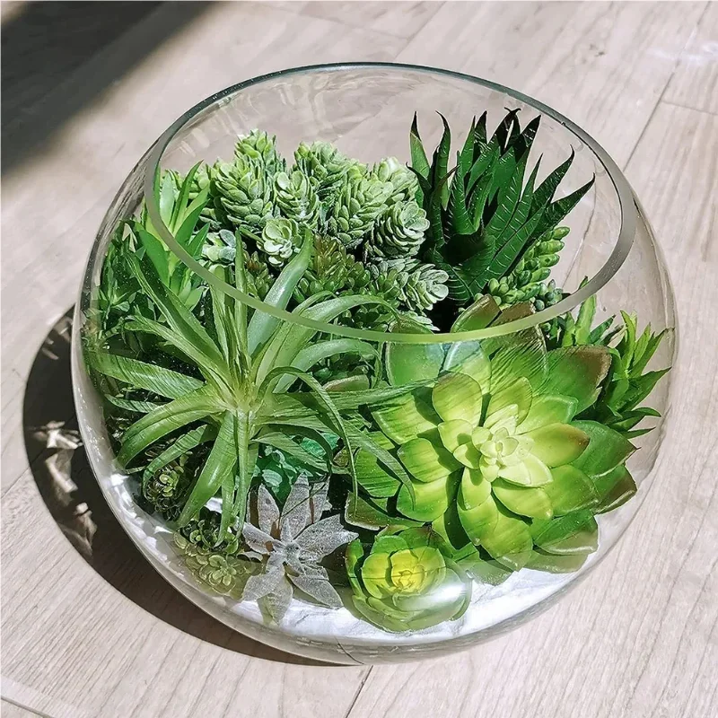 10/20 個 PVC 多肉植物グリーンフェイク多肉植物家庭 - Bonsai Garden For Home のレビューと価格